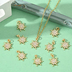 SHEGRACE Brass Clear Cubic Zirconia Pendants&nbsp;XGRQ3K123-534G
