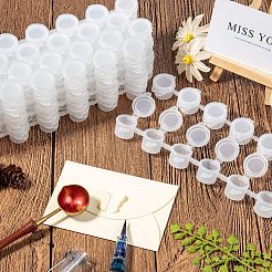 3ml 6箱プラスチック空のペンキパレット  絵の具箱  アートスクール用品  透明  16.8x2.1x1.5cm  容量：3ミリリットル&nbsp;TOOL-PH0016-56-B