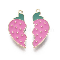 Alloy with Enamel Split Pendants&nbsp;PALLOY-Q466-05G-01