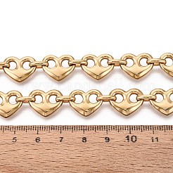 304 Stainless Steel Heart Link Chains&nbsp;CHS-Q009-03G-03