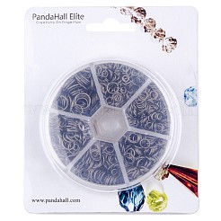 1 Box Iron Plated Jump Rings 4mm to 10mm in Diameter Antique Bronze for Jewelry Making&nbsp;IFIN-PH0001-06AB-NF