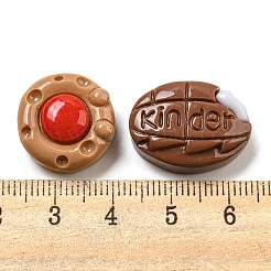 Opaque Resin Imitation Food Decoden Cabochons&nbsp;CRES-H002-01A