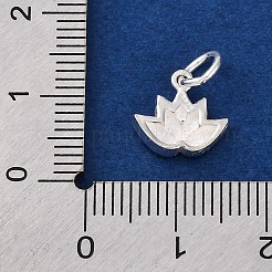 925 Sterling Silver Lotus Charms&nbsp;STER-G045-03S