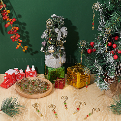 100Pcs 4 Styles Alloy Christmas Hook&nbsp;HJEW-WR00029