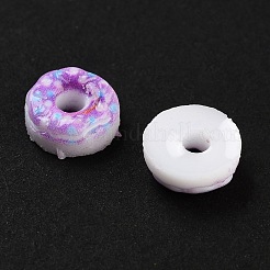 蓄光樹脂模造食品デコデンカボション  暗闇で光る  ドーナツ  アザミ  8.5~9x4.5mm&nbsp;RESI-K036-27D