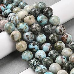 天然石ラリマービーズ連売り  ラウンド  12~13mm  穴：1mm  約32個/連  15.28''~15.39''（38.8~39.1センチメートル）&nbsp;G-P524-A02-05