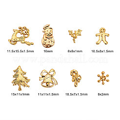Christmas Themed Alloy Cabochons&nbsp;PALLOY-CJ0001-38
