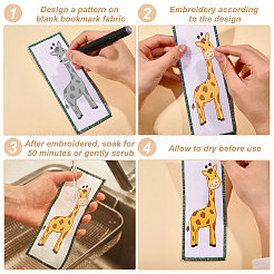Cotton Blank Bookmarks&nbsp;AJEW-WH0643-200B-07