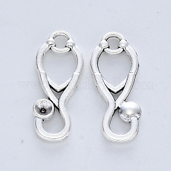 Tibetan Style Alloy Pendant Rhinestone Settings Cadmium Free & Lead Free&nbsp;TIBE-R316-084AS-RS