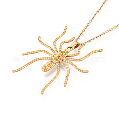 Halloween 304 Stainless Steel Pendant Necklaces&nbsp;NJEW-T018-10G