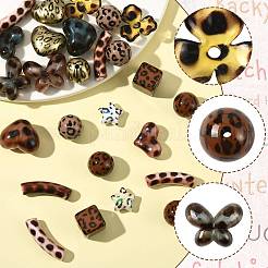 38Pcs Transparent Acrylic Beads&nbsp;OACR-FS0002-71