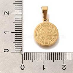 PVD Vacuum Plating 304 Stainless Steel Charms&nbsp;STAS-U035-16G