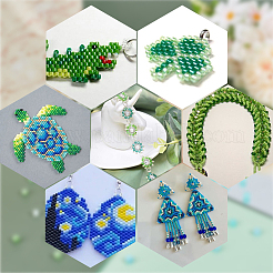 168G 6 Colors Opaque Baking Paint Glass Seed Beads&nbsp;SEED-SP0001-03A-01