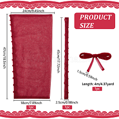 Mesh Bridal Dress Zipper Replacement&nbsp;DIY-WH0496-06C