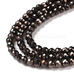 Electroplate Glass Beads Strands&nbsp;GLAA-H021-01B-FP06