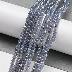 Transparent Baking Paint Glass Beads Strands&nbsp;DGLA-F002-02B-01