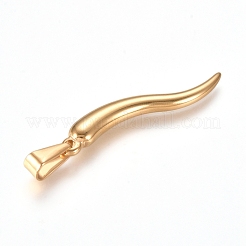 304 Stainless Steel Pendants&nbsp;STAS-L210-04B-G