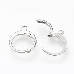 Tarnish Resistant 304 Stainless Steel Leverback Earring Findings&nbsp;LS-STAS-S073-01