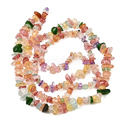 Synthetical Quartz Chip Bead Strands&nbsp;G-M205-32