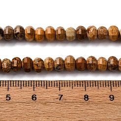 Natural Picture Jasper Beads Strands&nbsp;G-P587-D12-01