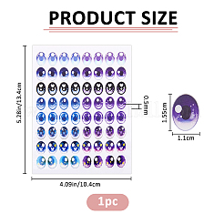 Cosmetic Contact Lenses for Makeup Modification Stickers&nbsp;DIY-WH0723-091A