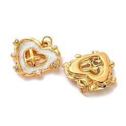 304 Stainless Steel Enamel Pendants&nbsp;STAS-U061-21G-01