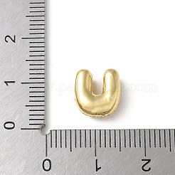Brass Micro Pave Cubic Zirconia Beads&nbsp;KK-P290-61G-U