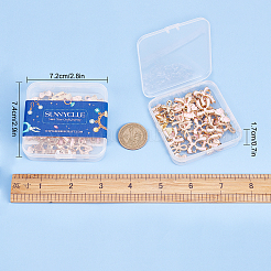 40個4スタイルライトゴールドアロイエナメルペンダント  蝶結び  ピンク  8.5~19.5x12~18x1~2.5mm  穴：1.5~2mm  10個/スタイル&nbsp;ENAM-SC0002-72