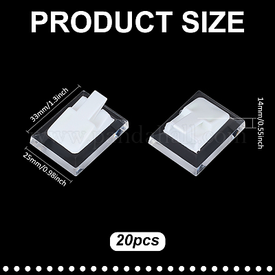 Plastic Single Ring Display Stands&nbsp;RDIS-WH0030-03A-1