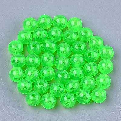 Transparent Plastic Beads&nbsp;X-KY-T005-6mm-636-1