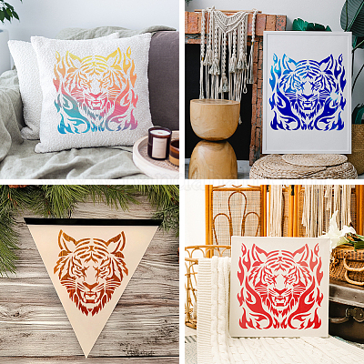 ペット中空アウト図面絵画ステンシル DIYスクラップブック用