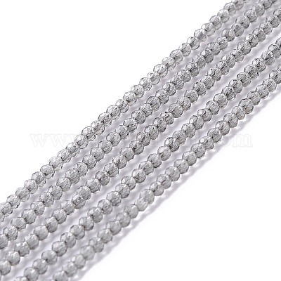 Transparent Glass Beads Strands&nbsp;GLAA-C019-01A-28-1