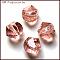 K9 Glass, Imitation Austrian Crystal Beads, Grade AAA, Faceted, Polygon, Light Salmon, 10mm, Hole: 0.9~1mm