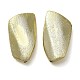 UVメッキ CCB プラスチックビーズ  テクスチャー  ナゲット  シャンパンゴールド  28x16x7mm  穴：1.8mm&nbsp;CCB-D008-10G-1