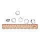 Brass Pad Ring Bases&nbsp;KK-PH0001-15S-4