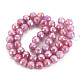 Electroplate Glass Beads Strands&nbsp;EGLA-T008-025C-2