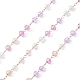 Handmade Glass Beaded Chains&nbsp;CHS-P016-46G-01-1