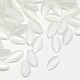 キャッツアイカボション  馬の目  ホワイト  10x5x1.5~2mm&nbsp;CE-J004-5x10mm-05-1