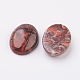 Natural Brecciated Jasper Flat Back Cabochons&nbsp;G-G741-30x40mm-02-2