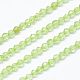Natural Peridot Beads Strands&nbsp;X-G-J002-18-1