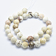 Natural Magnesite Beads Strands&nbsp;G-K226-8mm-01-1