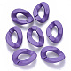 Opaque Spray Painted Acrylic Linking Rings&nbsp;OACR-S036-001B-I05-3