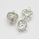 Brass Locket Pendants&nbsp;X-KK-N0072-10S-1