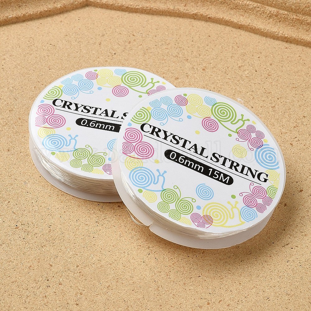 Wholesale Round Elastic Crystal Thread - Pandahall.com