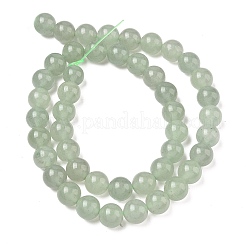 Natural Green Aventurine Round Beads Strands&nbsp;X-G-S150-8mm-1