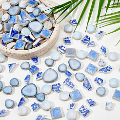500G 4 Styles Handmade Porcelain Cabochons&nbsp;PORC-SP0001-25