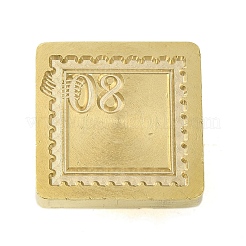 Number 08  Wax Seal Brass Stamp Heads&nbsp;AJEW-I067-B01