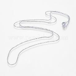 Rack Plating Brass Chain Necklaces&nbsp;MAK-G002-06P-C