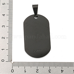 316サージカルステンレスペンダント  星座チャーム付き楕円形  ブラック  天秤座  37.5x22x1.9mm  穴：7.9x4.8mm&nbsp;STAS-E212-123EB-04