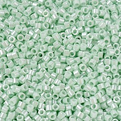 MIYUKIデリカビーズ  シリンダー  日本製シードビーズ  11/0  （db1536)不透明ライトミントセイロン  1.3x1.6mm  穴：0.8mm  約10000個/袋  50 G /袋&nbsp;SEED-X0054-DB1536